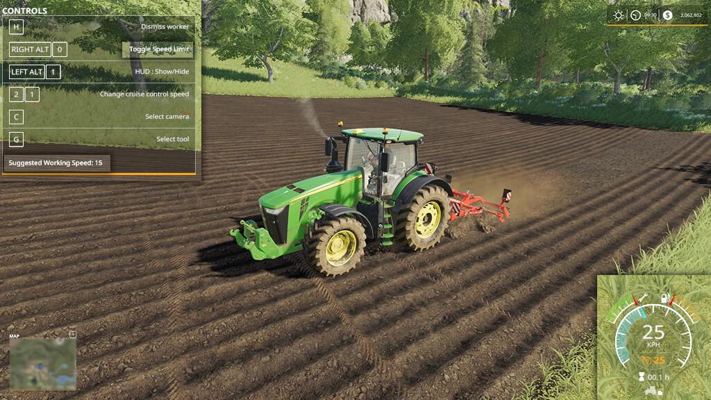 Player Camera mod v 2.0 - FS19 mod 