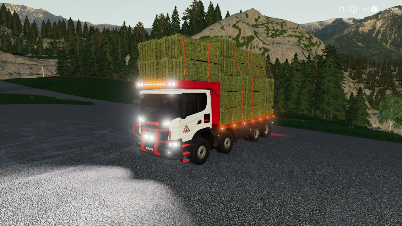 Scania XT 8x8 Flat Bed