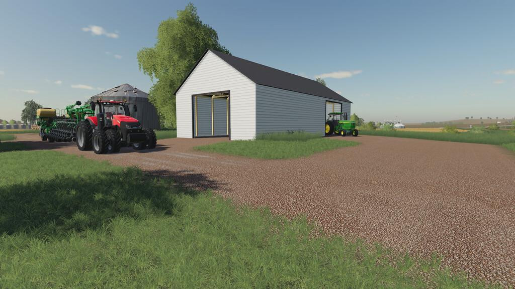 Small White US Shed (Prefab)