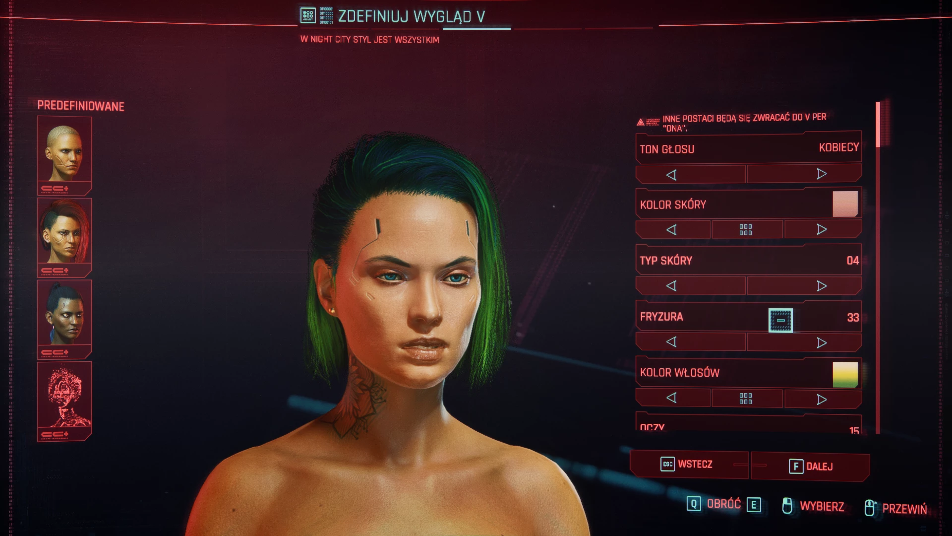 Anna Immersive Character Preset 1.0 - Cyberpunk 2077