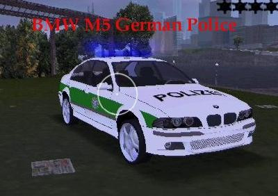 BMW M5 German Policecar