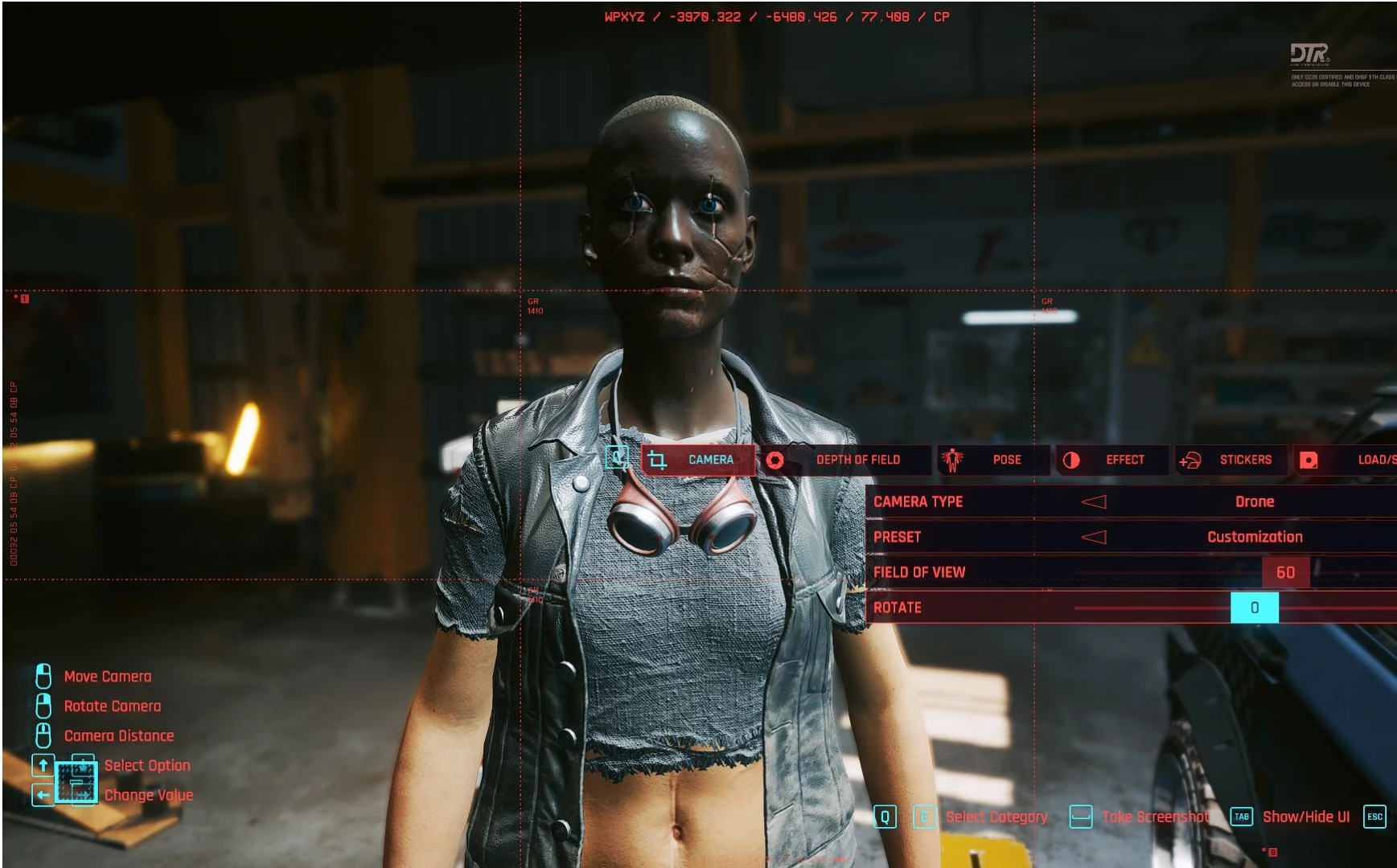 In Game Hair & Color Changer 1.15 - Cyberpunk 2077