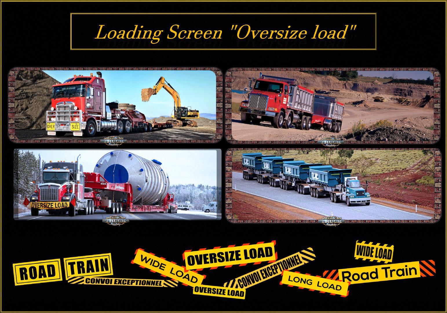 ATS Loading Screen Oversize load