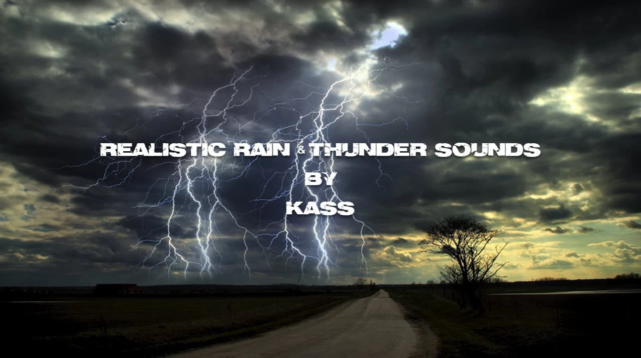 Realistic Rain & Thunder Sounds