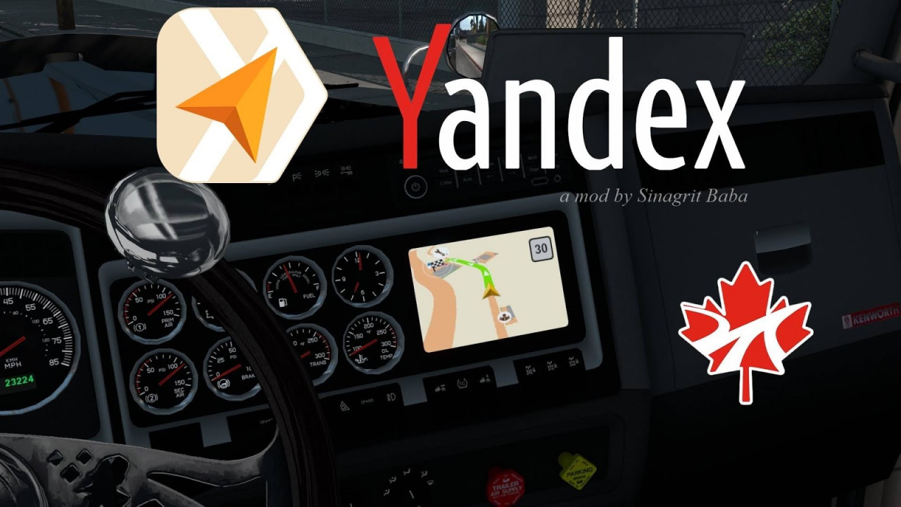 Yandex Navigator for ProMods Canada