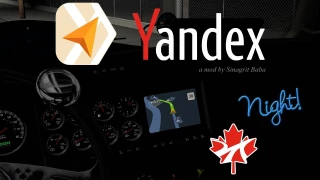 Yandex Navigator Night Version for ProMods Canada v1.0 thumbnail 2