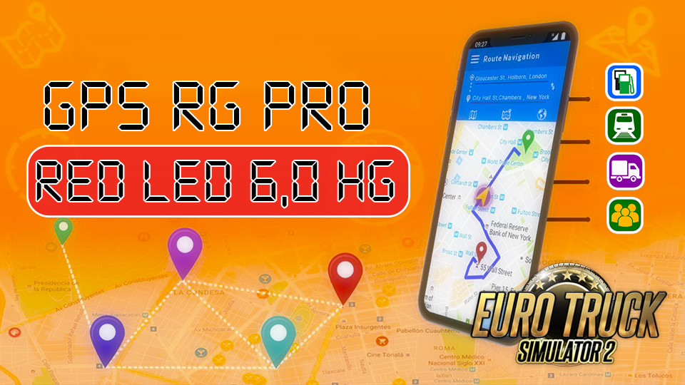 GPS RG PRO RED LED HG