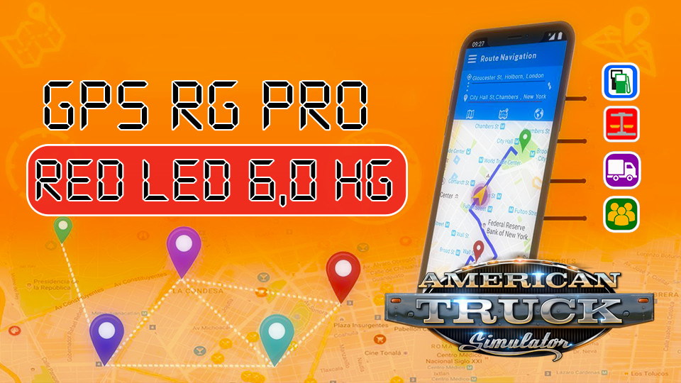 GPS RG PRO  RED  LED HG