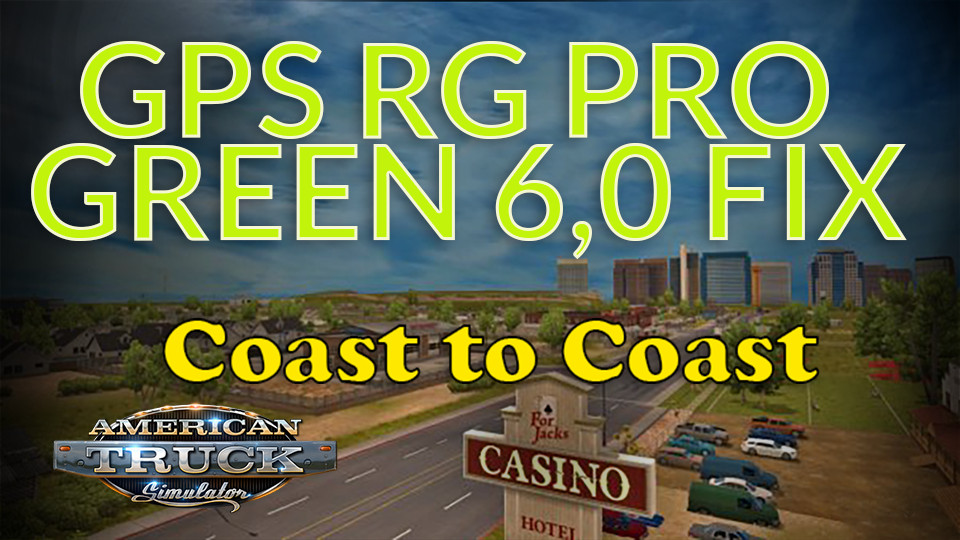 GPS RG  PRO GREEN FIX Coast to Coast