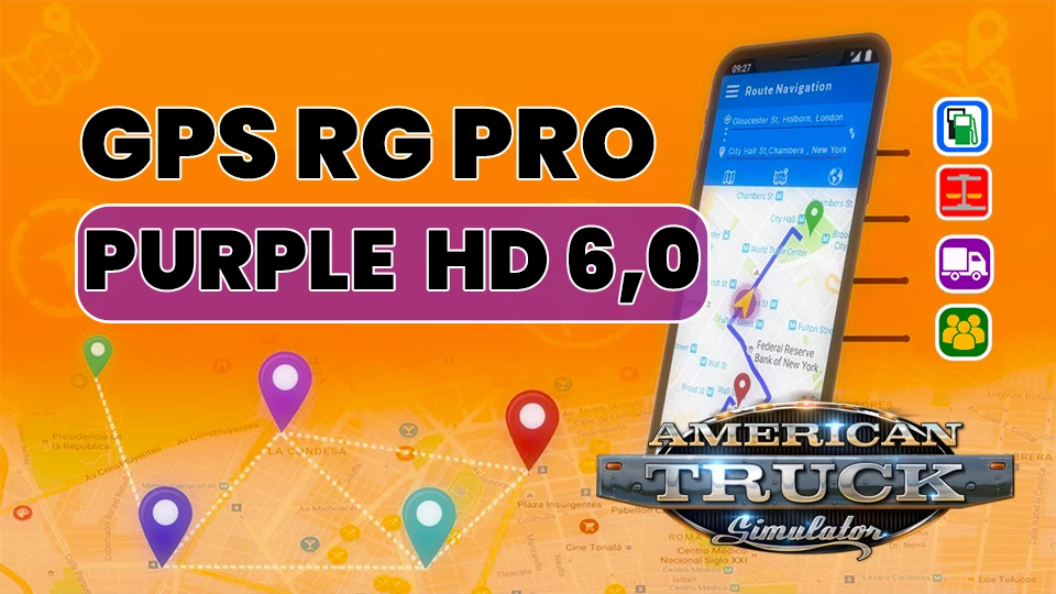 GPS RG PRO PURPLE HD 6,0