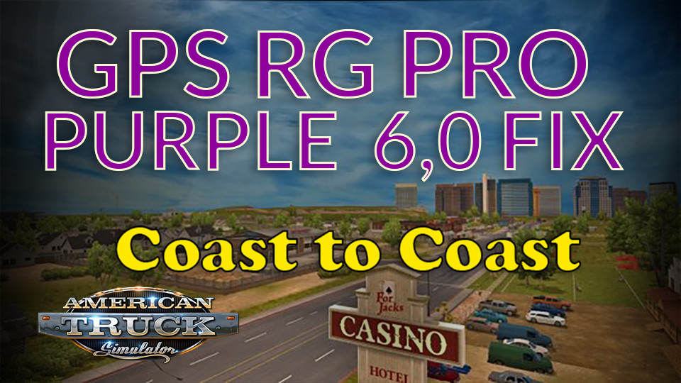 GPS RG PRO PURPLE FIX Coast to Coast 6,0