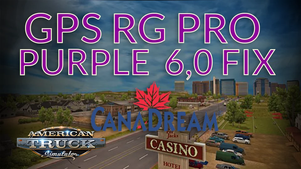 GPS RG PRO PURPLE FIX CanaDream 6,0