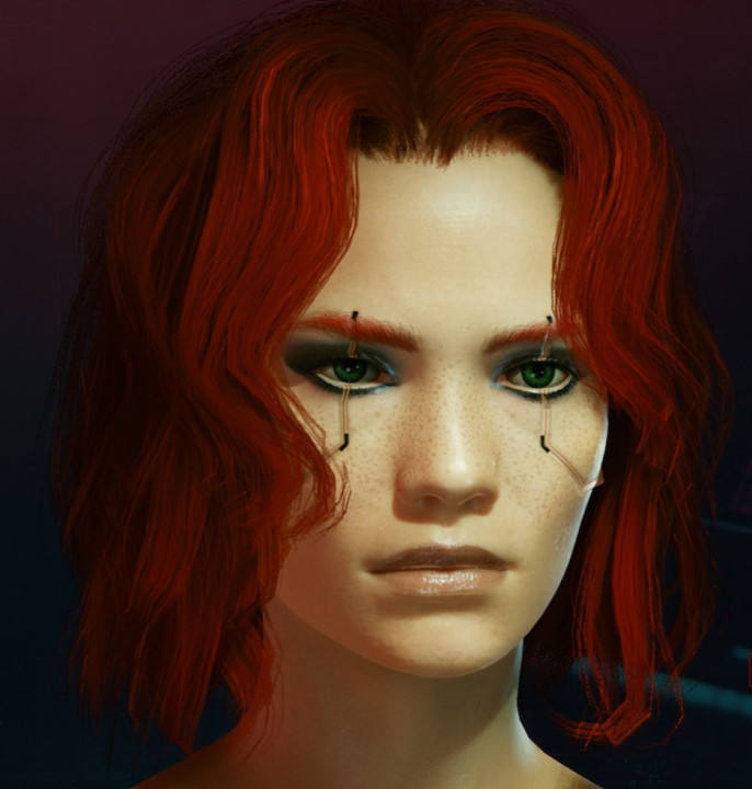 Fiery Red Head Female V