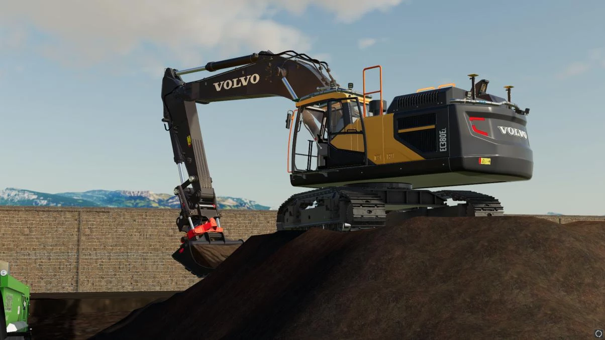 Volvo ec 380 with much extra lights v 1.0