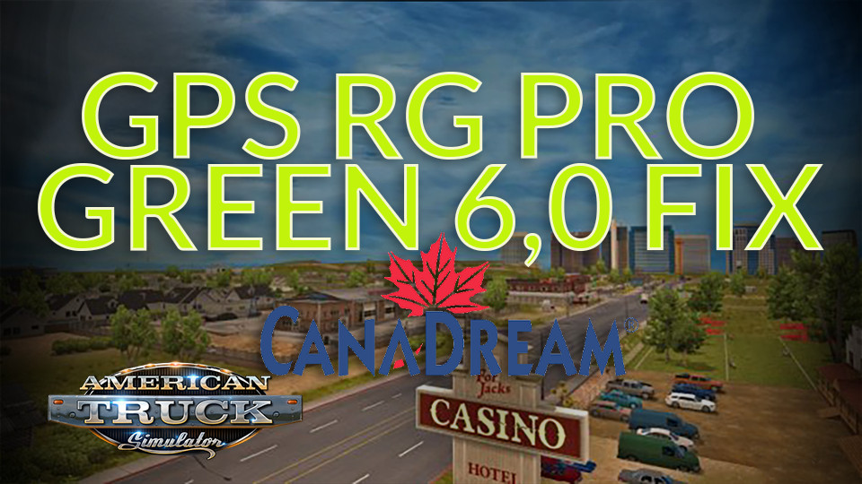 GPS RG PRO GREEN  FIX CanaDream