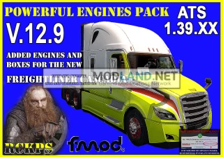 Pack Powerful engines + gearboxes V.12.9 for ATS 1.39.XX 12.9 thumbnail 3