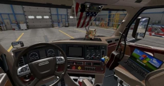 BEIGE INTERIOR FOR FREIGHTLINER CASCADIA 2019 FOR ATS 0.9 thumbnail 3