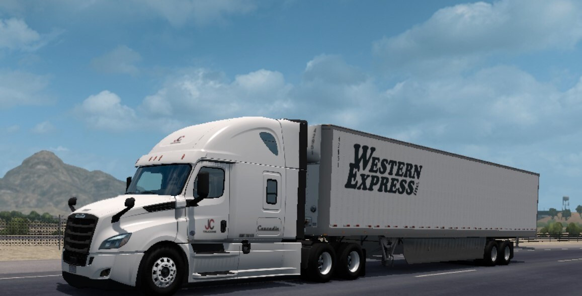WESTERN EXPRESS SKIN FOR 48-53 SCS BOX