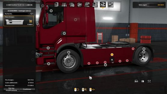 Sideskirts Plate for Renault Premium