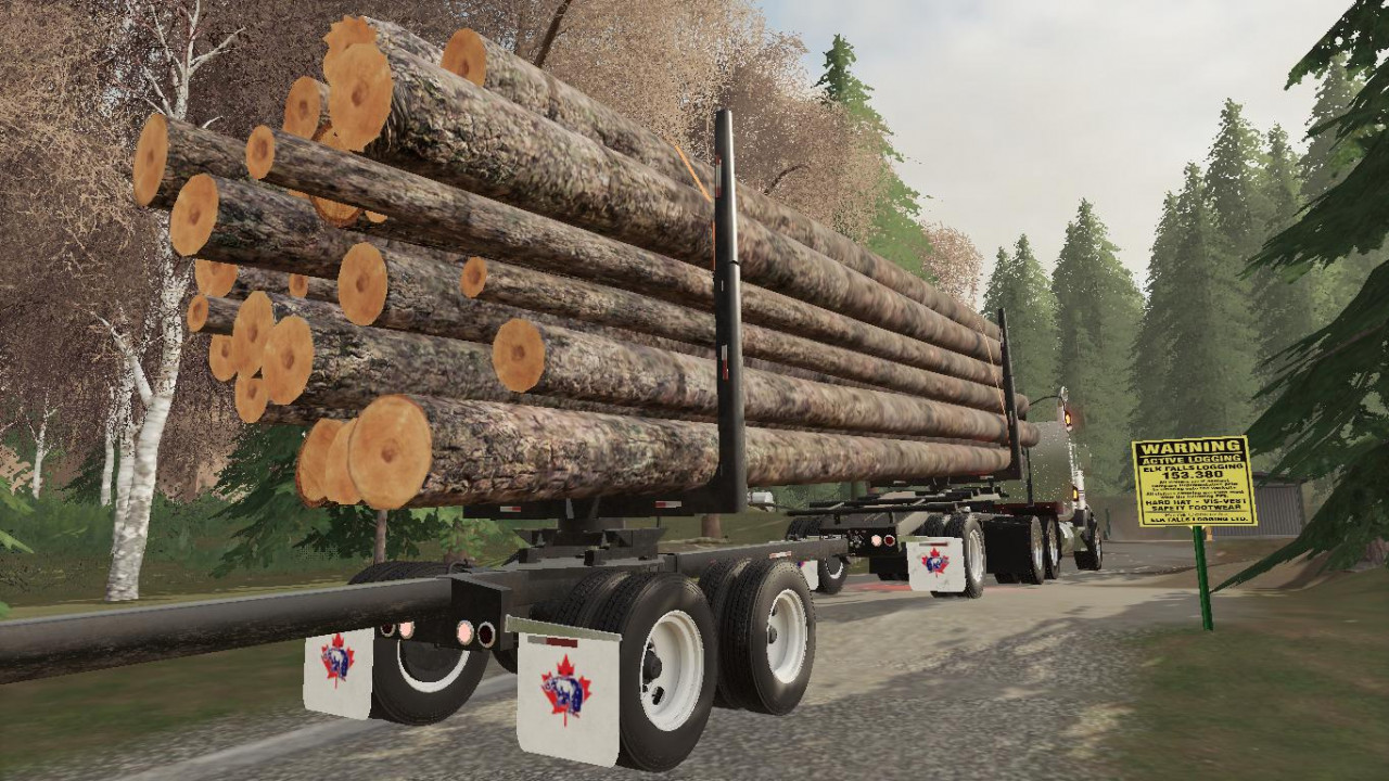Arctic Jeep and Pole Logging Trailers