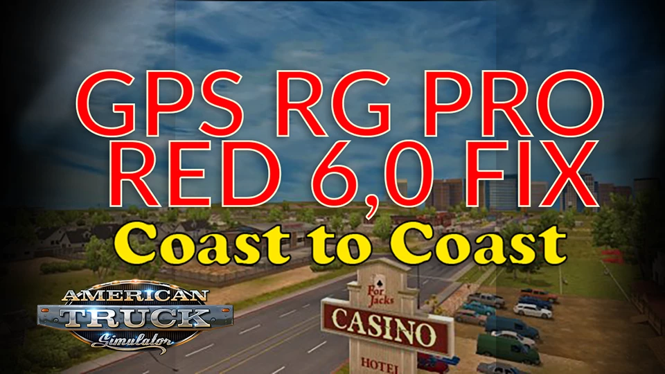 GPS RG PRO RED FIX Coast to Coast 6,0