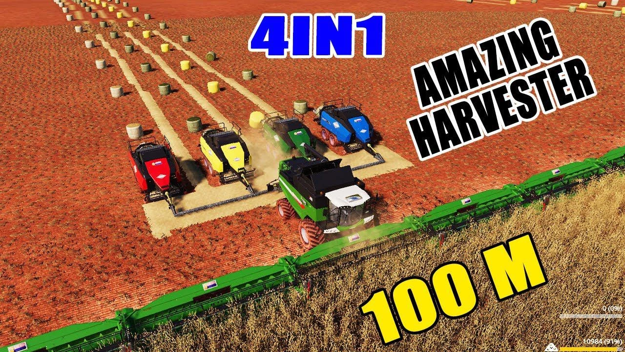 FS19 Agco Crazy Harvester v 1.0