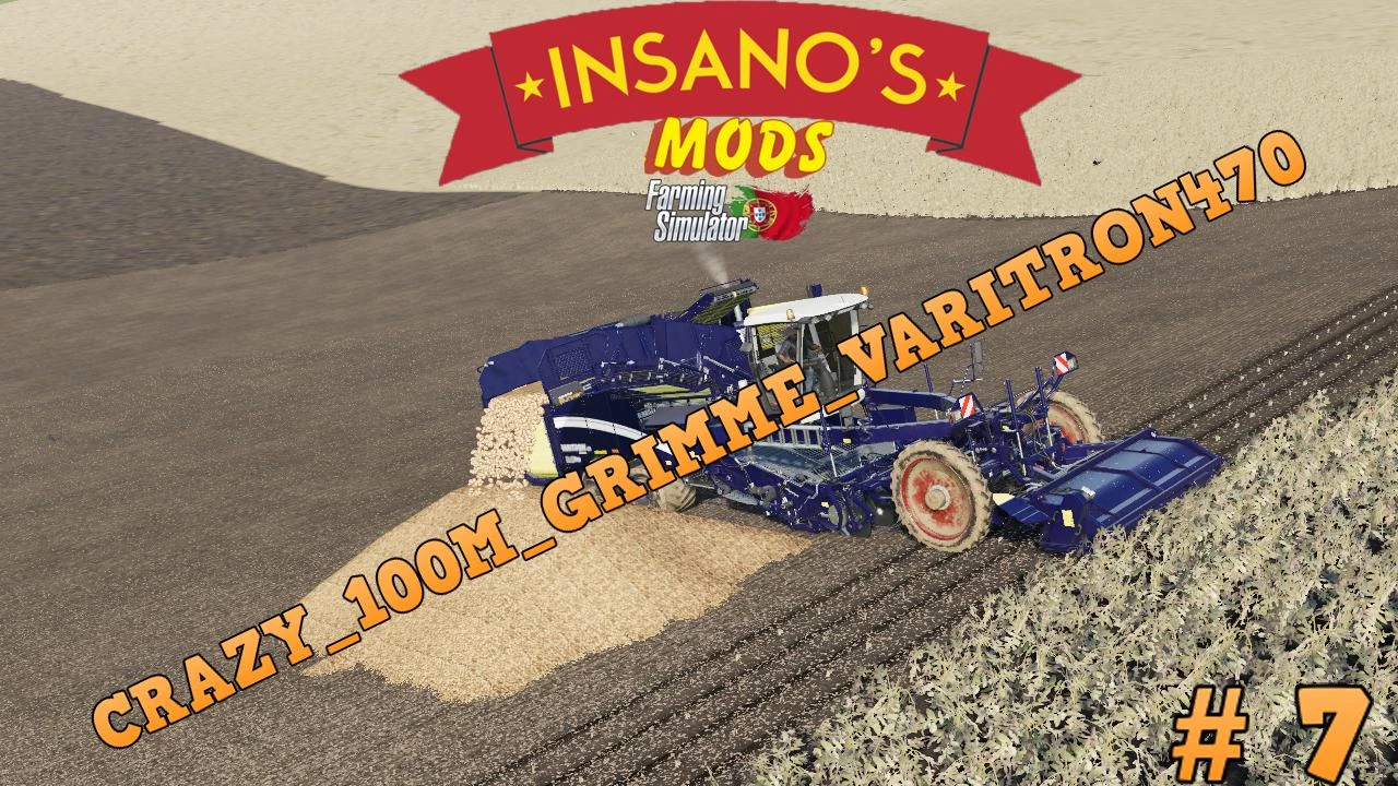 Crazy 100m GRIMME Varitron470 Potato Harvester