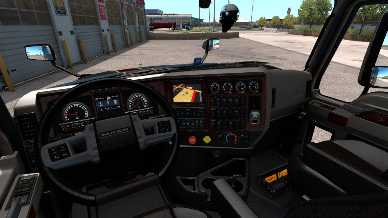 Interior for Mack Anthem + fix ETS2