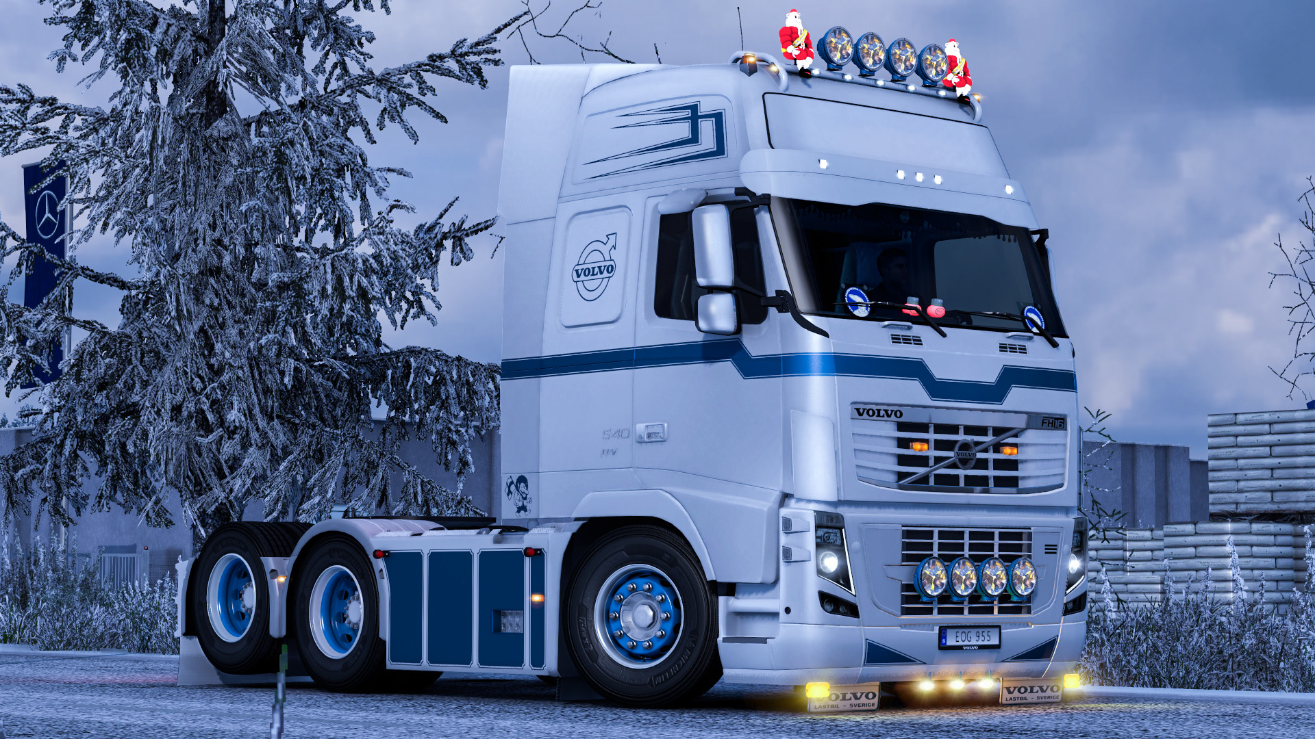 Changeable metallic Stripe for Volvo FH 2009 1.39 ETS 2