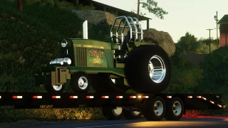 John Deere Pulling Tractor