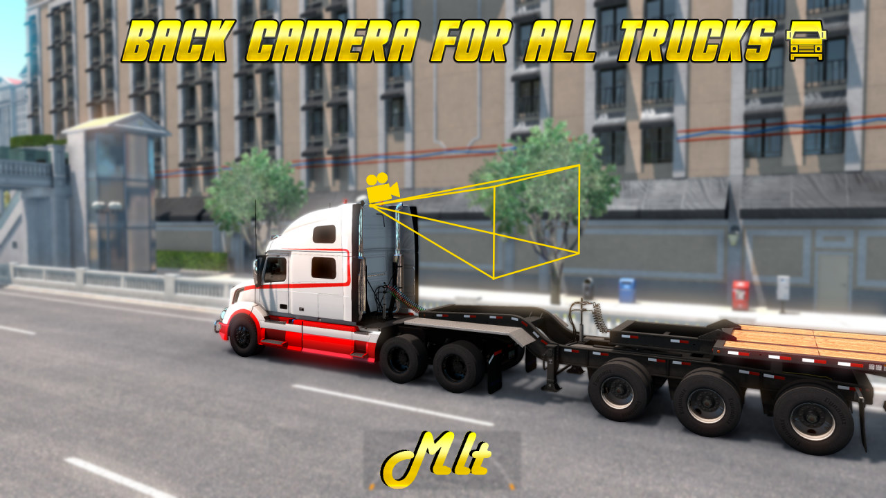 Back Camera For All ATS Truck 1.39 (Rear Camera)