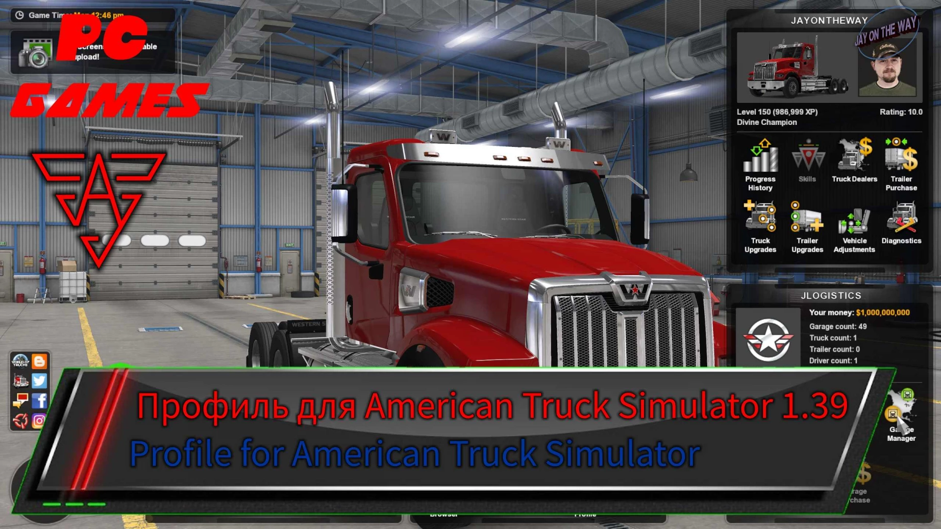 Upgraded profile for the game version 1.39 2.0 - ATS
