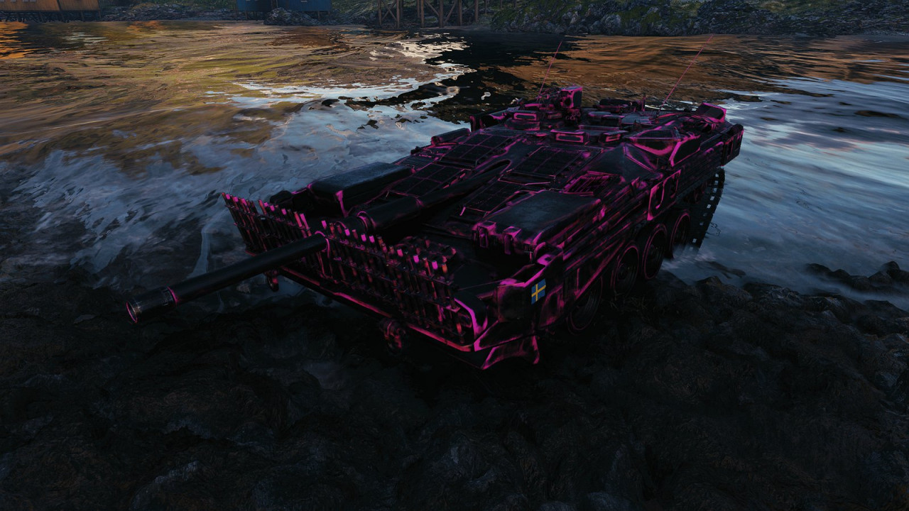 Strv 103B Skin (black/pink)