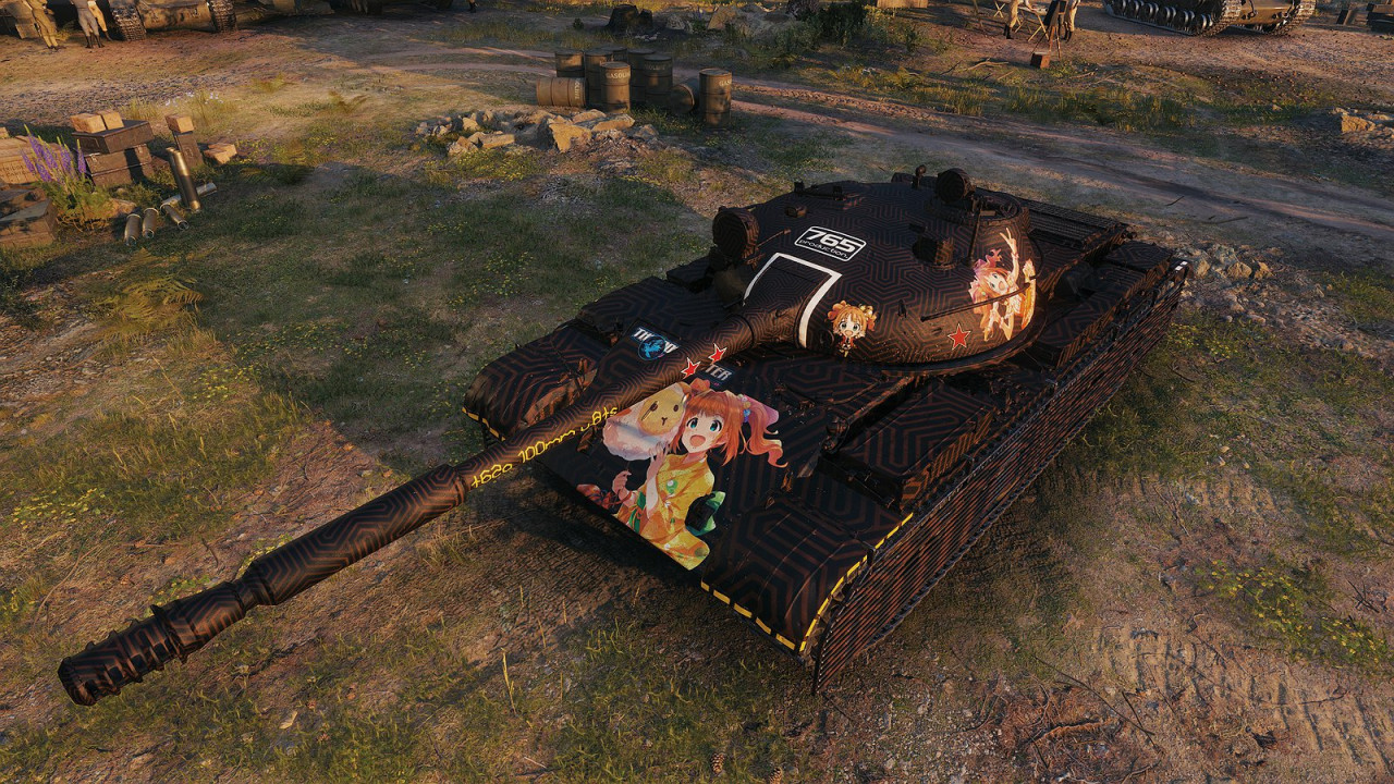 Type8620's T-62A Anime Skin