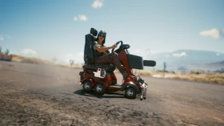 Drivable Mobility Scooter