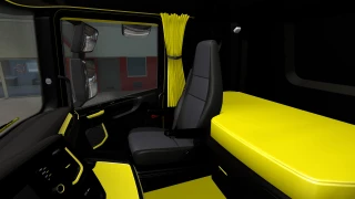 Yellow Interior for Scania S & R 2016 1 thumbnail 3