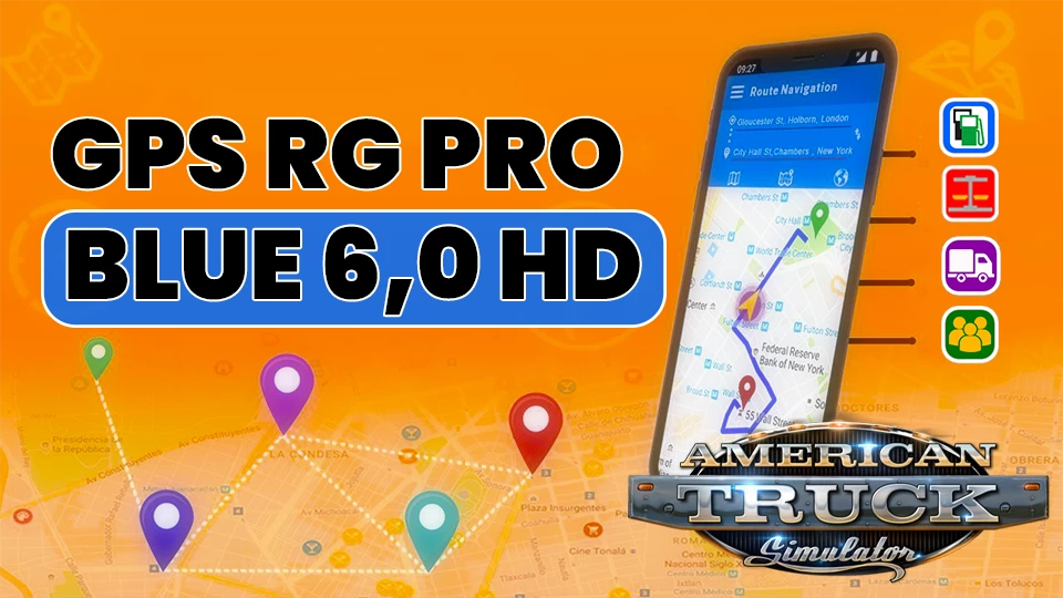 GPS RG PRO BLUE HD 6,0