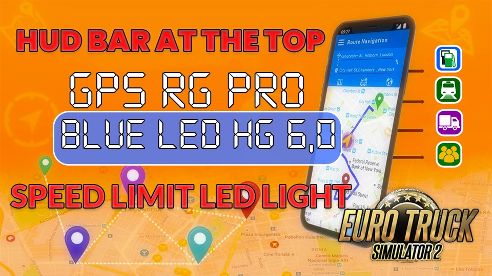 GPS RG PRO BLUE LED HG 6,0