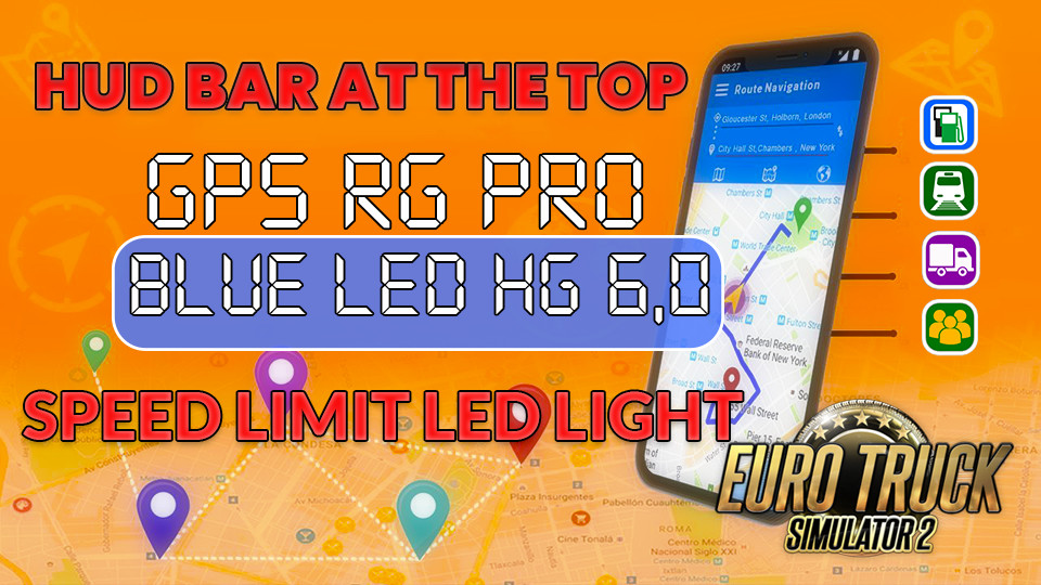 GPS RG PRO BLUE LED HG
