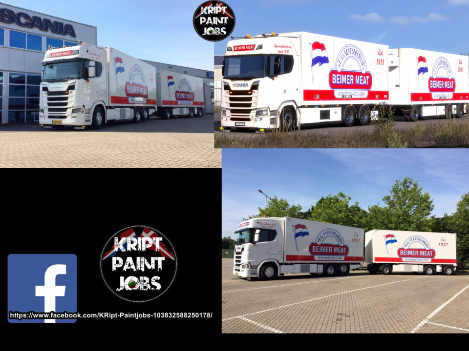 BEIMER MEAT Skin For Scania  S