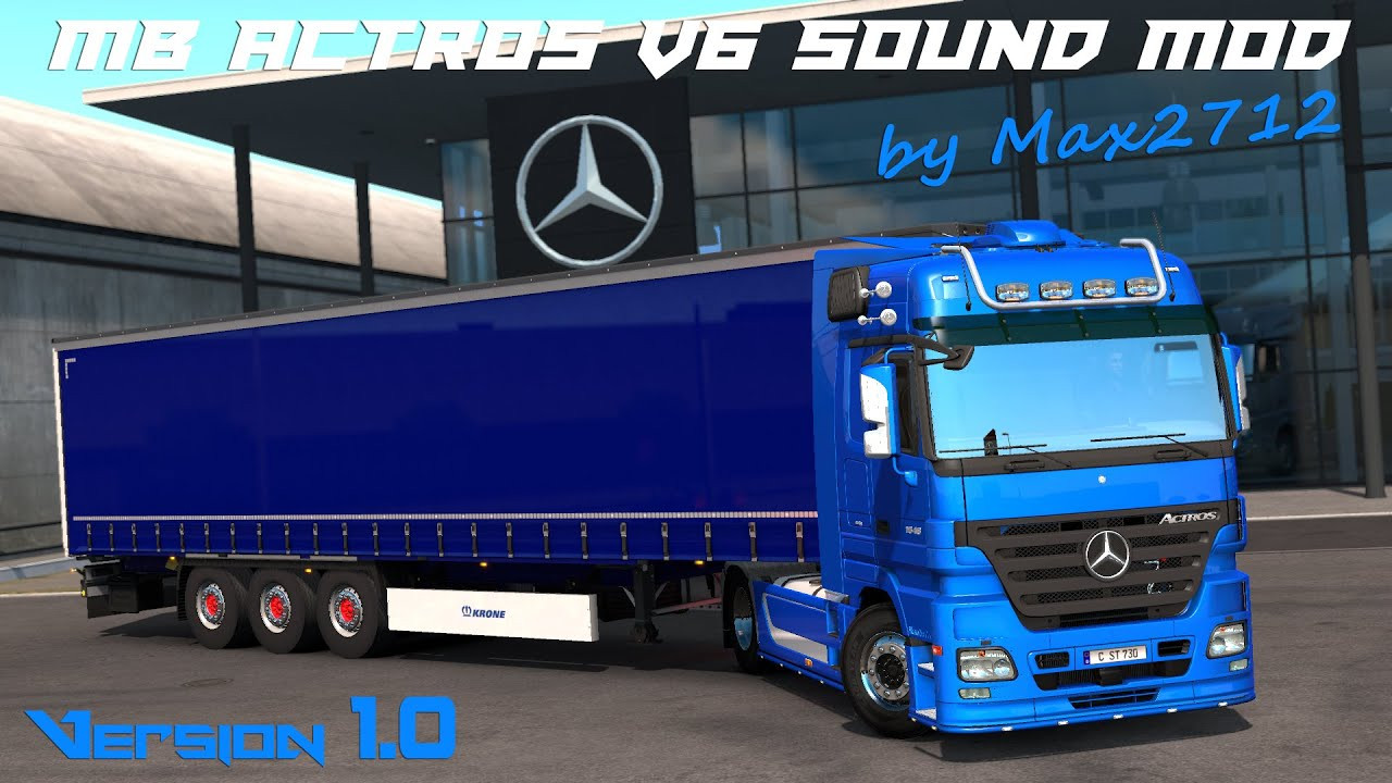 Mercedes Actros MP2/MP3 V6 sound mod
