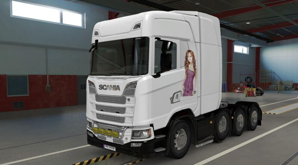 SKIN SCANIA S 2016 8X4 DULCE MARIA