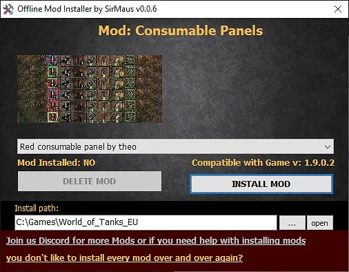 6x Consumable Panel - Easy Install