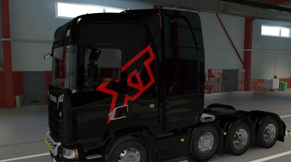 SKIN SCANIA S 2016 8X4 SCANIA XT