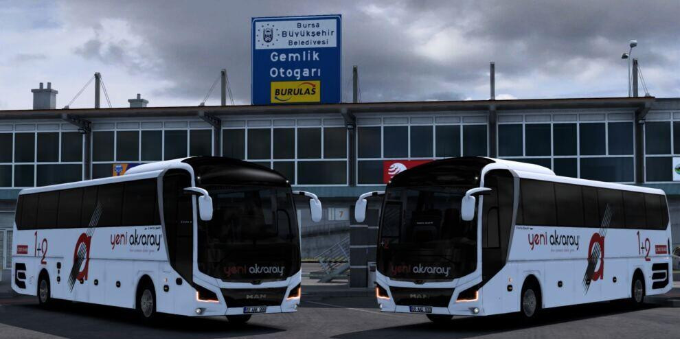 ETS 2 Man Lion’s Coach – Yeni Aksaray Seyahat Skinpack