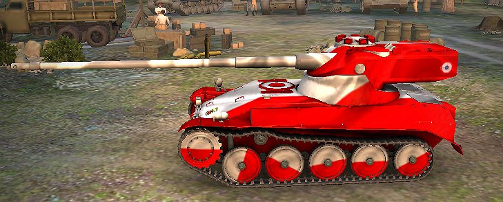 AMX 13 57 RESKIN "White & Red"
