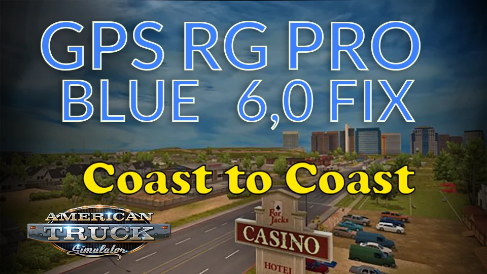 GPS RG PRO BLUE FIX Coast to Coast 6,0