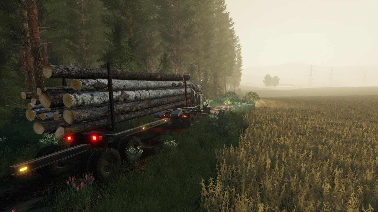 KRAZ-255B Timber truck