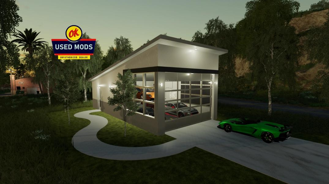 Modern Garage with Workshop Function