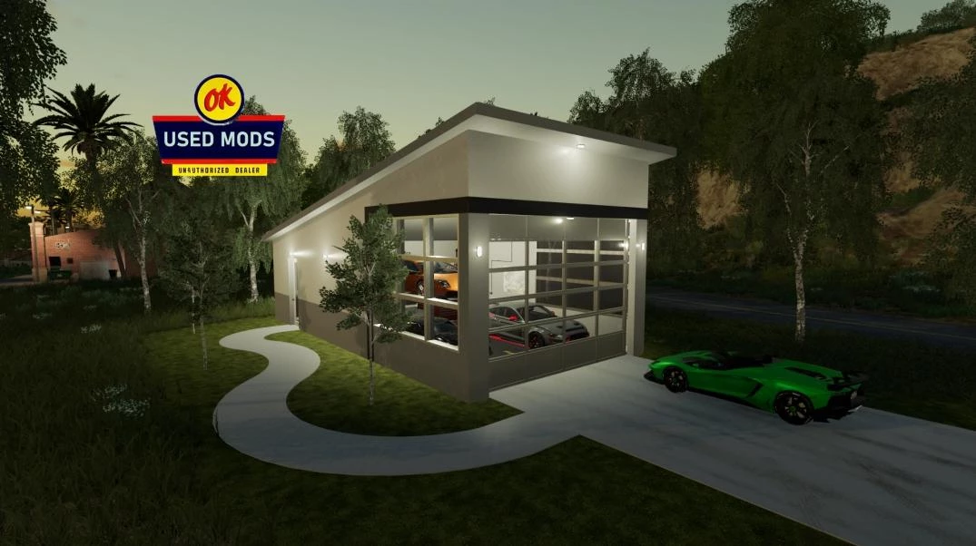 Modern Garage with Workshop Function